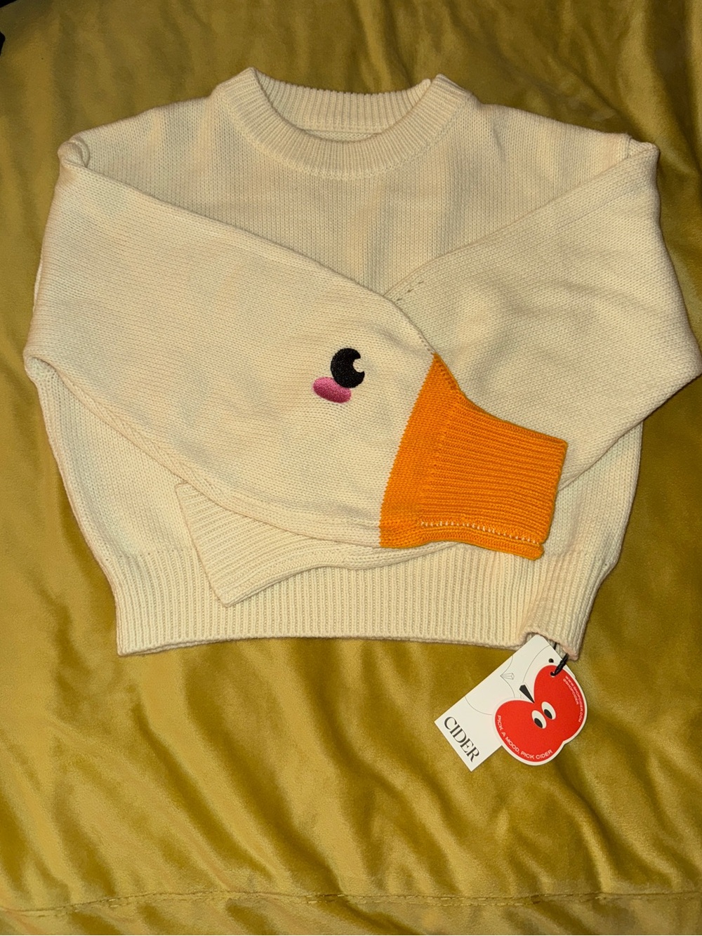 Cider goose sweater